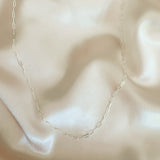 Rose Chain Necklace, Silver