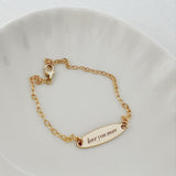 Oval Bar Bracelet
