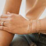 Oval Bar Bracelet