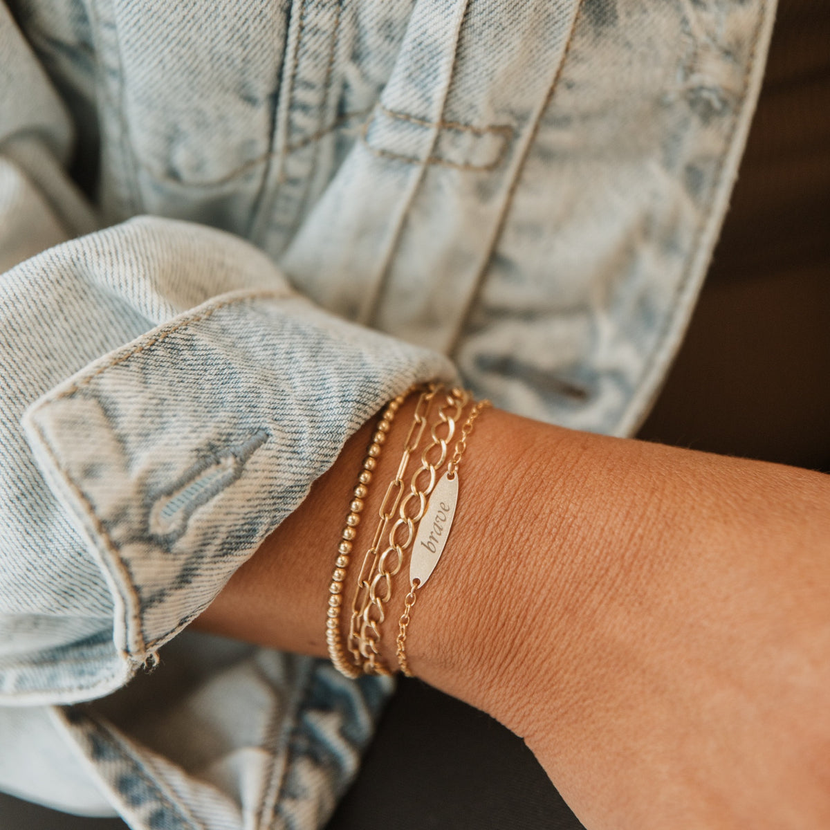 Adjustable Monogram Bangle – KK's