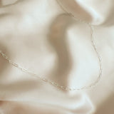 Rose Chain Necklace, Silver