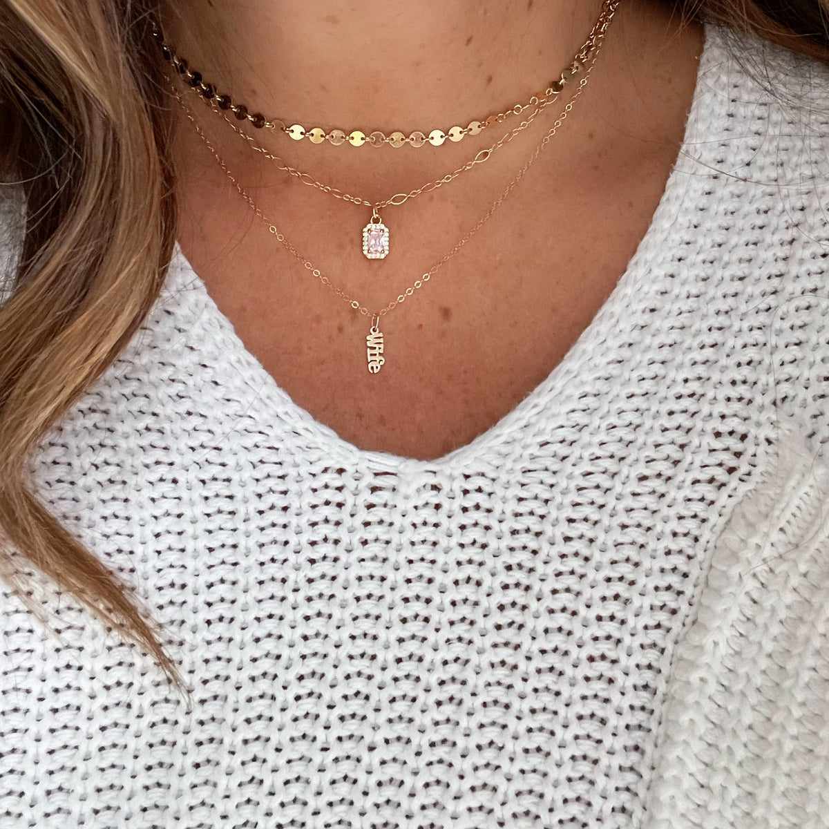 True by Kristy | Amour 14K Gold Filled Chain Necklace 24”