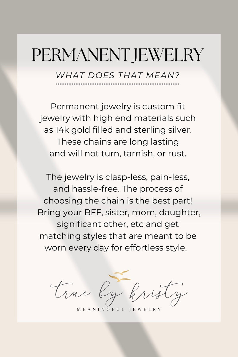 PERMANENT JEWELRY GIFT TICKET