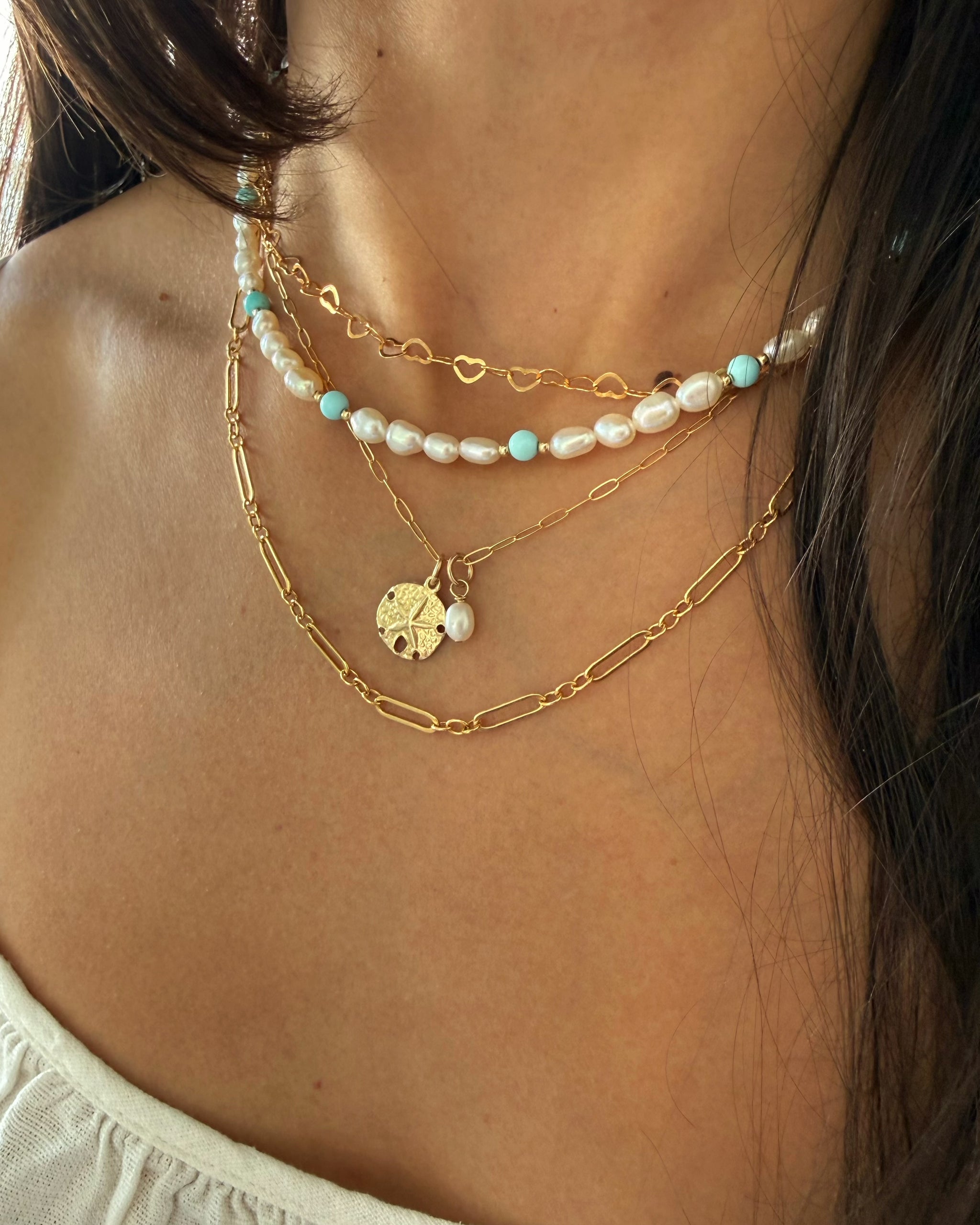 True by Kristy | Allie Chain Gold Filled Paperclip Necklace