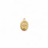 Small Oval Miraculous Mary Charm