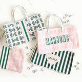 Mahjong Canvas Tote - Mahj Heart