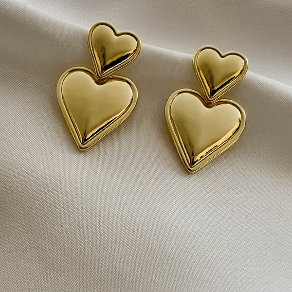 TATIANA☆Vary Cubic Chips Heart Earring Designer fashion, Seoul-fully created | W Concept