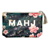 Mahjong Floral Pouch