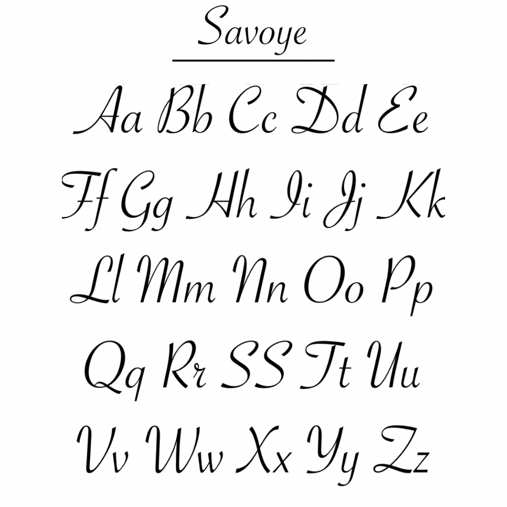 Lowercase Script Engraving Personalized Double Sided Engraving – True by Kristy