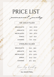 Marie Higgins’ Permanent Jewelry Party 12/22