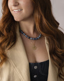 Scallop Initial Necklace