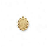 Scalloped Cross Charm