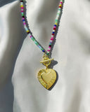 Big Heart Toggle Necklace