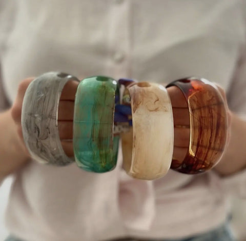 Acrylic bangle
