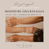 Lisa Ranaglia’s Permanent Jewelry Party 1/13