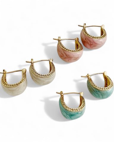 Palmer Earrings, 3 COLORS