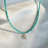 Free Spirit Beaded Pearl Necklace