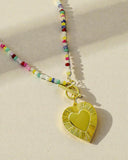 Big Heart Toggle Necklace