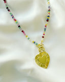 Big Heart Toggle Necklace