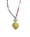 Big Heart Toggle Necklace