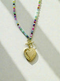 Big Heart Toggle Necklace