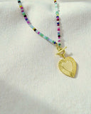 Big Heart Toggle Necklace