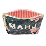 Mahjong Floral Pouch