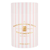 Gold Foil Stemless Wine Glass - Mahjong Social Club