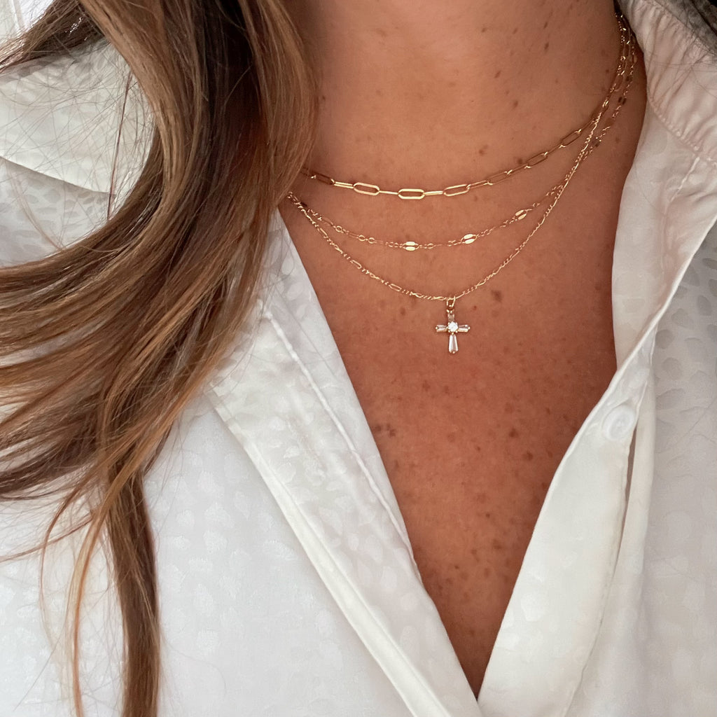 Petite Cross Necklace True By Kristy