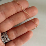 true by kristy 14k gold filled chain necklaces