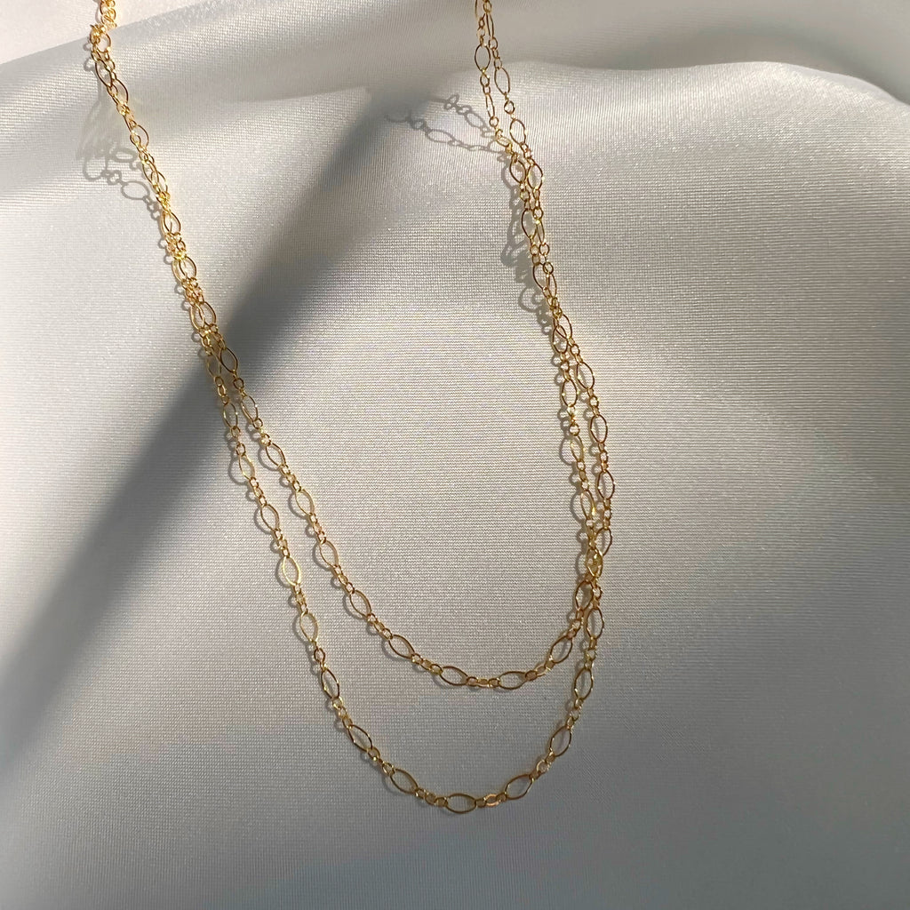 True by Kristy | Amour 14K Gold Filled Chain Necklace 24”