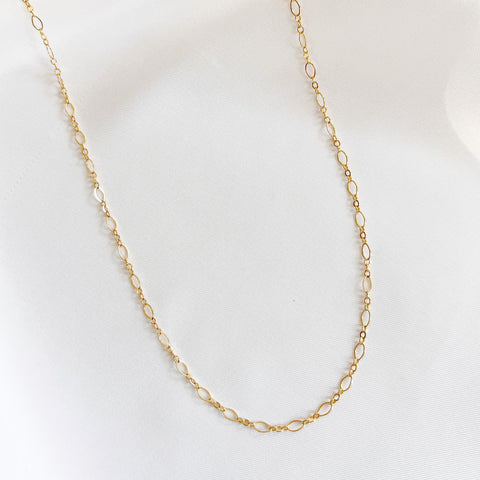 true by kristy 14k gold filled chain necklace
